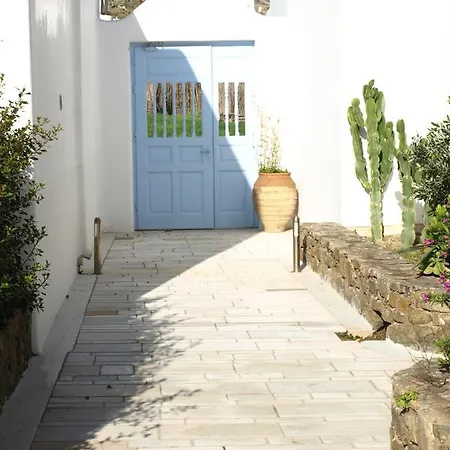 Casa de Férias Blue Heart Mykonos Up To 10 People Location *