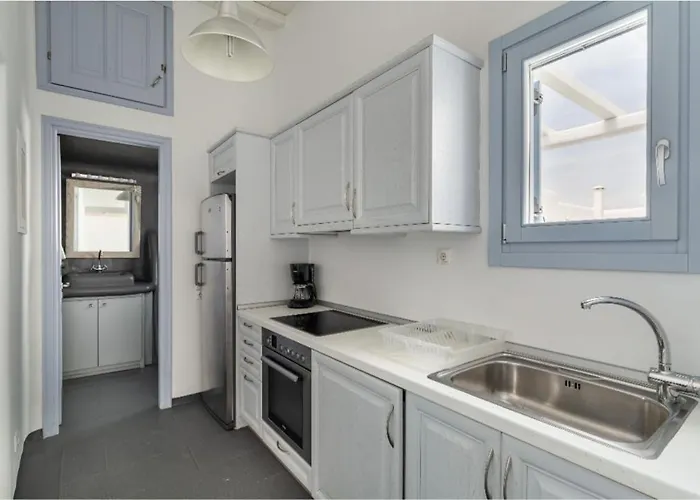 בית נופש Blue Heart Mykonos Up To 10 People Location