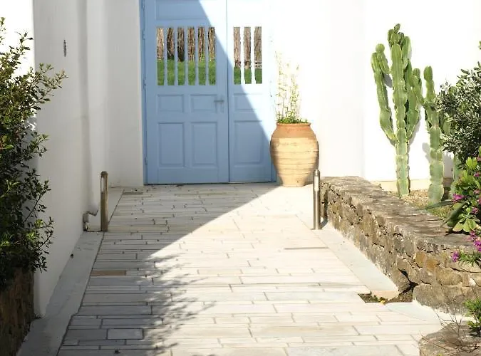 度假居 Blue Heart Mykonos Up To 10 People Location *