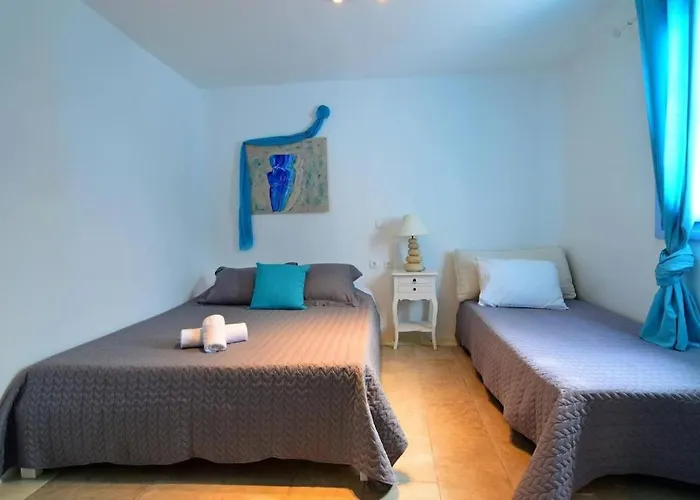 Tatil Evi Blue Heart Mykonos Up To 10 People Location *