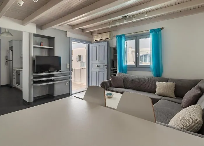 Blue Heart Mykonos Up To 10 People Location * Mykonos Town